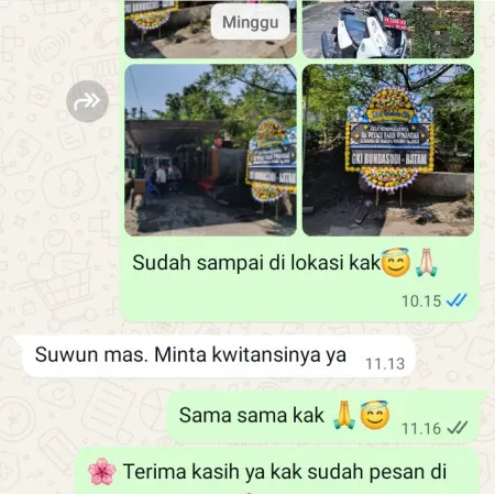 Pengiriman Papan Bunga Duka Samong Ulujami