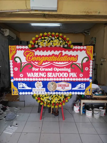 Papan Bunga Ucapan Selamat Samong Ulujami
