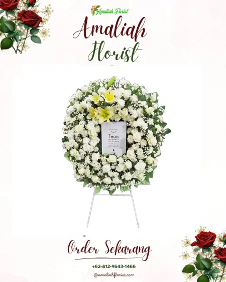Krans Bunga Duka Samong Ulujami